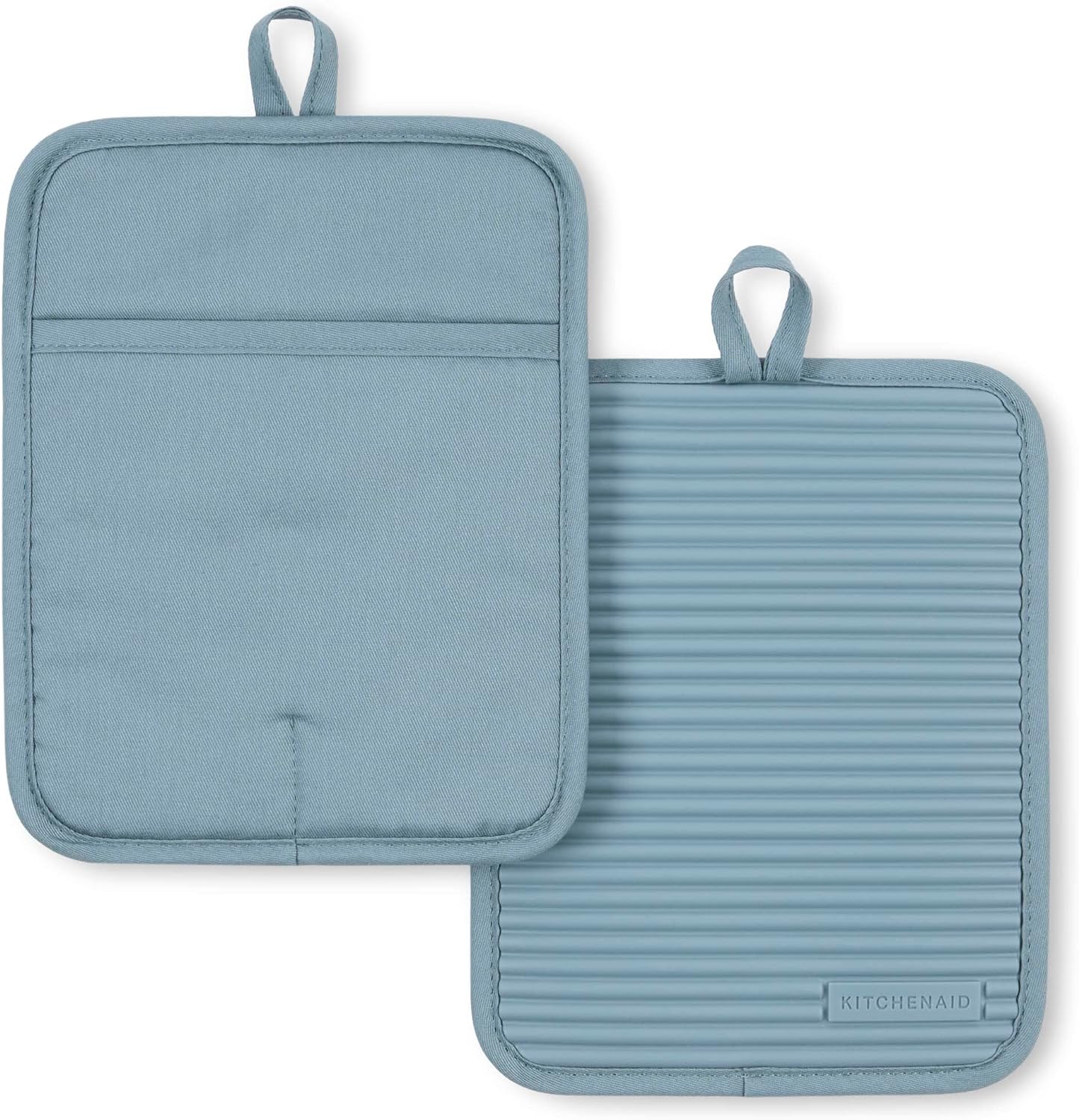 Ribbed Soft Silicone Pot Holder Set, Pot Holders, Oven Mitts, Silicone Pot Holders -2 Pcs Ribbed Soft Silicone Pot Holder Set, Pot Holders, Oven Mitts, Silicone Pot Holders -2 Pcs